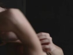 Portrait of three ballerinas performing with arm movements Stock Footage