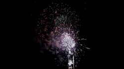 Fireworks ignite during the Fireworks Festival in Valencia, Spain. Stock Footage
