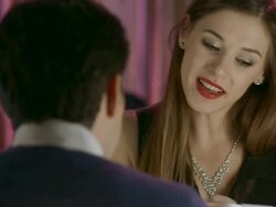 HD DOLLY: Couple Ordering Food From A Digital eMenu Stock Footage