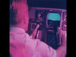 SYND 27 10 70 TELEVISION HELPS PILOTS TO LAND MORE SAFELY News Clip