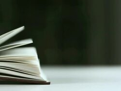 HD DOLLY: Open Book Stock Footage