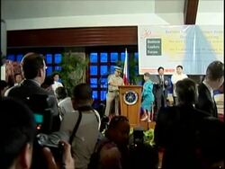 Arroyo says husband to go abroad amid suspicions of corruption News Clip