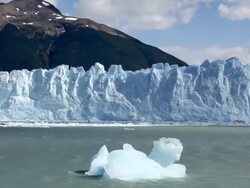 The Perito Moreno Glacier in Patagonia, Argentina. Stock Footage