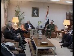 Anti-war US congressmen visit Baghdad, meet FM &amp; hospital News Clip