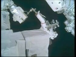 Astronauts' spacewalk at International Space Station Instructional Video