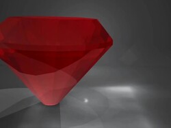Ruby Rotating Stock Footage