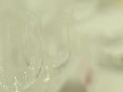 Decorated Wedding table - Stock Footage Stock Footage