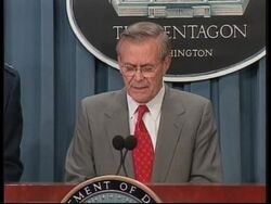 Rumsfeld press briefing Instructional Video