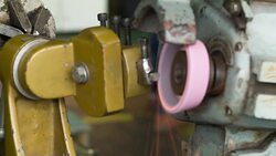 Milling machine working for repair Stock Footage
