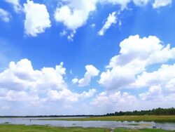 Moving clouds Stock Footage