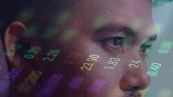 Background stock market Stock Footage