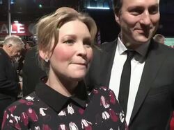 INTERVIEW: Joanna Page on  fellow cast members, school memories, early life and Christmas at the premiere of Nativity 2 at Leicester Square on November 13, 2012 in London, England (Footage by WireImage Video/Getty Images) Stock Footage