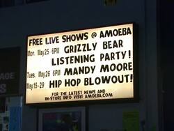 Mandy Moore In-Store Appearance In Celebration Of 'Amanda Leigh' CD Stock Footage