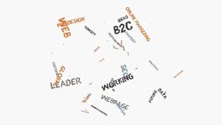 Strategy word cloud Stock Footage