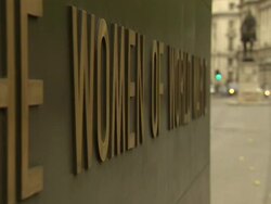 Monument to the Women of World War II Stock shots News Clip