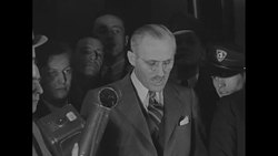 William LeGay reads governor's statement denying reprieve for Bruno Hauptmann News Clip