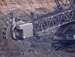 Open cast mining Stock Footage