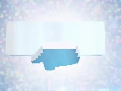 Hitting the button with digital hand Stock Footage