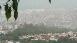 Caracas Skyline City Wide Shots News Clip