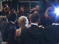 Cannes Film Festival 2009: Drag Me To Hell Steps Stock Footage