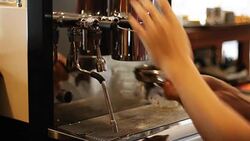 making coffee Stock Footage