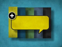 Motion Graphics for Tv Channels - Speech Balloon Stock Footage