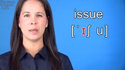 How to Pronounce ISSUE -- Rachel's English -- American English Instructional Video