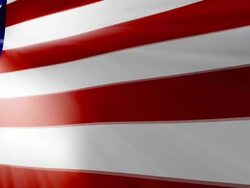 USA Flag in the Wind Stock Footage