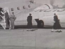 Departing Plane 1930's Stock Footage
