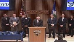 NYPD Chief William Bratton and District Attorney Cy Vance announced the arrests of two alleged gun traffickers, including one who allegedly sold weapons outside the entrance to the Bronx Zoo. (April 3) News Clip