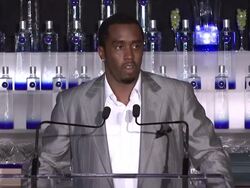 Sean 'Diddy' Combs Announces New Business Venture With Ciroc Vidka Stock Footage