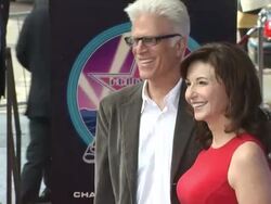 Mary Steenburgen Honored With A Star On The Hollywood Walk Of Fame Stock Footage