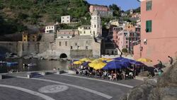Italy, Liguria, Cinque Terre, Vernazza Stock Footage