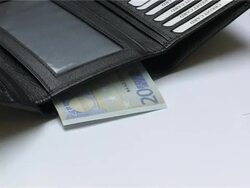 Getting money back Stock Footage