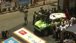 CLEAN : Celebrations in Santiago as Dakar News Clip