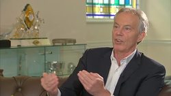 Tony Blair interview soundbite on Populism in politics News Clip