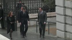 CLEAN : Leaders honour Spains democratic hero Suarez in mass News Clip