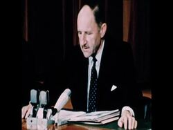 SYND 7 10 71 LUNS AT NATO PRESS CONFERENCE Instructional Video