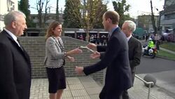 Prince William Arriving At The Centre For Molecular Pathology News Clip