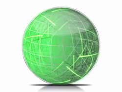Sphere Network Green Loop Stock Footage