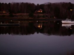 Yacht at Royal River   Stock Footage