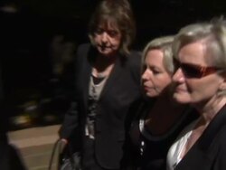 Bindi Harris, Daughter of Rof Harris Departs Southwark Crown Court News Clip