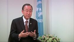UN Secretary-General Ban Ki-moon calls on big polluters to take on emissions targets Instructional Video