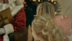 Santa Clause telling stories to kids Stock Footage