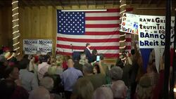 Steve Bannon rallies in support of Roy Moore News Clip