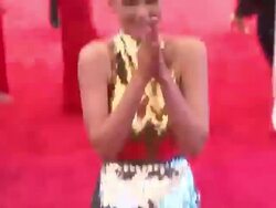 Carey Mulligan at "Schiaparelli And Prada: Impossible Conversations" Costume Institute Gala Stock Footage