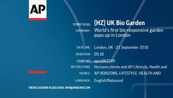 World's first bio-responsive garden pops up in London Instructional Video