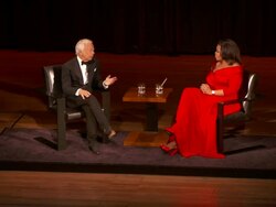 SPEECH: Ralph Lauren and Oprah love what they do at the Lincoln Center Presents: An Evening With Ralph Lauren Hosted By Oprah Winfrey at New York NY Stock Footage