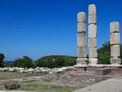 HD: Temple of Apollon Smintheus, Canakkale, Turkey Stock Footage