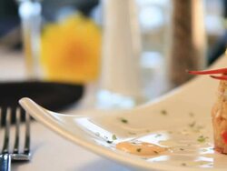 Gourmet Crab Cake Stock Footage